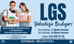 Tepebaşı belediyesi LGS’ye hazırlanan öğrencilerin yanında