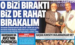 Rektör Adıgüzel manşet üzerinden ders verdi!