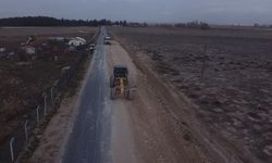 Çifteler’e 30 kilometrelik yol çalışması