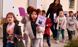 Miniklerin çizdiği her resim, bir hakkın değil geleceğin sesi oldu