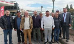 Şan Dolmuş Durağı yeni yerinde hizmette