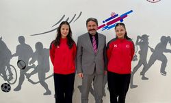 Eskişehirli milli sporcu ikizlerden Avrupa 3'üncüsü oldu