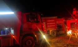 Sabaha kadar süren yangında çiftlik kül oldu