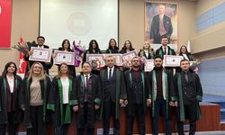 Eskişehir’de yılın ilk yemin etme cübbe giyme ve ruhsat töreni gerçekleştirildi