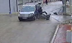 Eskişehir'deki kazada genç kurye ağır yaralandı