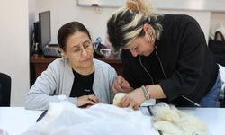 Odunpazarı’nda kadınlar bez bebek yapımını öğreniyor