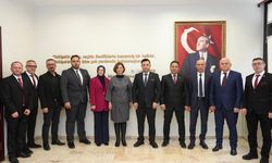 Yeni seçilen oda başkanlarından başkan Ünlüce’ye ziyaret