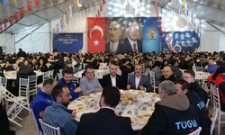 Arama kurtarma ekipleri iftar çadırında ağırlandı