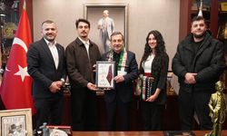 Başkan Ataç Filistinli Öğrencileri Ağırladı