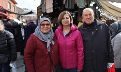 Başkan ünlüce, çarşıda bayram coşkusunu paylaştı
