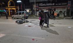 Otomobille çarpışan motosikletin sürücüsü ağır yaralandı