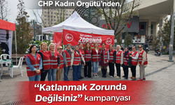 CHP Kadın Örgütü’nden “Katlanmak Zorunda Değilsiniz” kampanyası