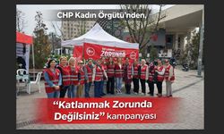 CHP Kadın Örgütü’nden “Katlanmak Zorunda Değilsiniz” kampanyası
