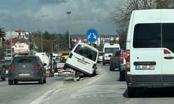 Eskişehir’de çevre yolunda korkutan kaza