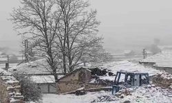 Eskişehir'in kırsalı mayıs ayında beyaza büründü