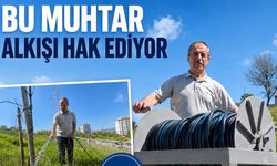 Okulun fidanları için 130 metrelik çözüm