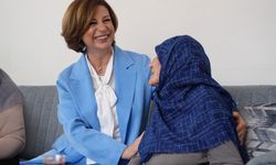 Başkan ayşe Ünlüce’den 93 yaşındaki fadime teyzeye anlamlı ziyaret