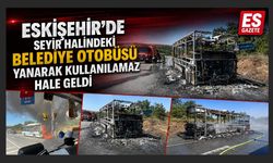 İtfaiye müdahale etti, otobüs küle döndü