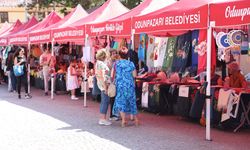 Odunpazarı’nda el emeği ürünler satışa sunuldu