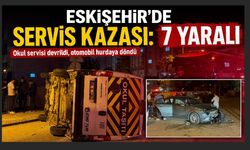 Otomobil Servise Çarptı: 7 Yaralı