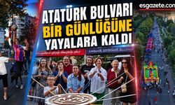 Bulvar Bu Kez Araçların Değil, Yayaların Oldu