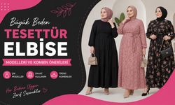 Büyük Beden Tesettür Elbise Modelleri ve Kombin Önerileri