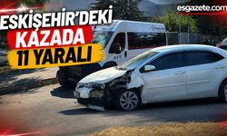 Eskişehir’de korkutan kaza: 11 kişi yaralandı