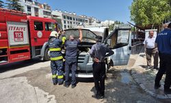 Park halindeyken navigasyon cihazı patladı
