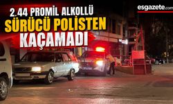 Polisin peşine düştüğü alkollü sürücüye ehliyet şoku