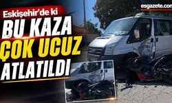 Sürücü Kapısına Çarptı, Yaralandı