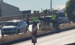 Yola dökülen yağ trafiği tehlikeye düşürdü