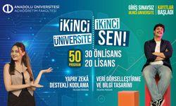 Anadolu Üniversitesi İkinci Üniversite başvuruları başladı