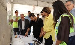 Başkan Ayşe Ünlüce, sazova çocuk evi inşaatını yerinde inceledi