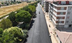 Birlik Caddesi’nde asfalt mesaisi tamamlandı