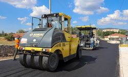 Büyükşehir belediyesi han ilçesinde yol çalışmalarını tamamladı