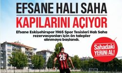 Efsane halı saha santraya hazır