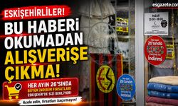 Eskişehir’de tamamında bugün indirim günü: İşte kampanyaya katılan işletmeler