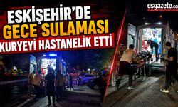 Kurye Islak Yolda Kaydı, Hastaneye Kaldırıldı