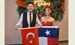 Teksaslı damat ile Eskişehirli İlayda’nın mutluluğu taçlandı