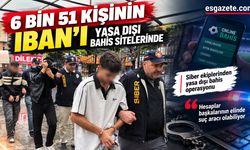 6 Bin 51 kişinin IBAN’ı yasa dışı bahis sitelerinde