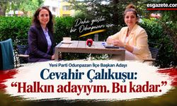 Cevahir Çalıkuşu: Halkın adayıyım. Bu kadar.