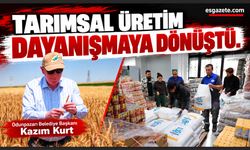 Belediye kendi üretip ihtiyaç sahiplerine dağıtıyor