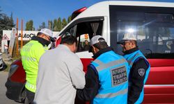 Eskişehir’de minibüslere ortak denetim