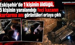 Eskişehir’de Ölüm Çukurundaki Kurtarma Anları Kamerada!