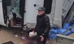 Feci TIR kazası: Şoförün kolu koptu!