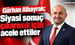 Gürhan Albayrak sessizliğini bozdu
