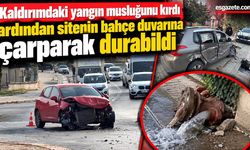 Kazada ters yöne giren SUV araç hurdaya döndü