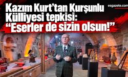 Kazım Kurt: Kurşunlu Külliyesi elimizden alınıyor