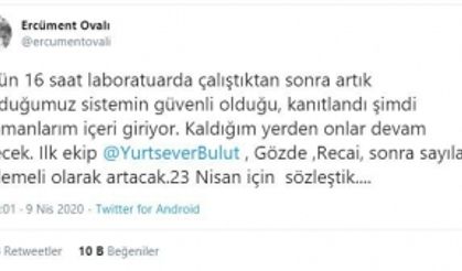  Korona virüs aşısı için çalışan Prof. Dr. Ovalı'dan heyecanlandıran paylaşım