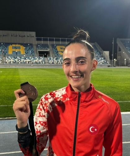 Eskişehirli atletizm sporcusu U23 Akdeniz Şampiyonası’nda 3’üncü oldu